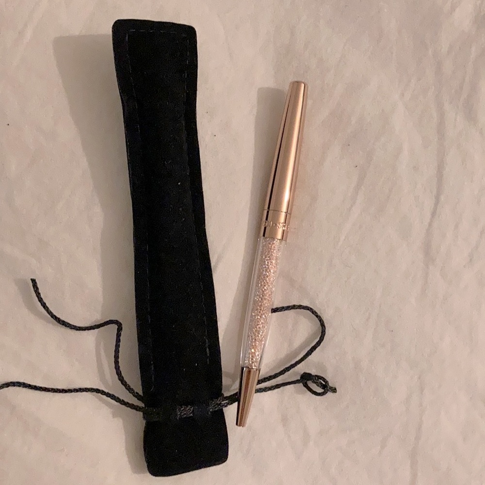 Gold shimmering Swarovski Pen
